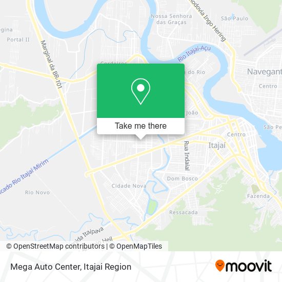 Mapa Mega Auto Center