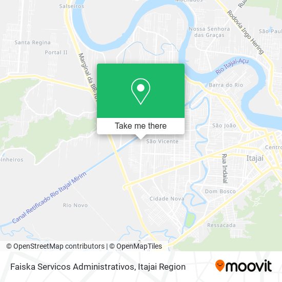 Faiska Servicos Administrativos map