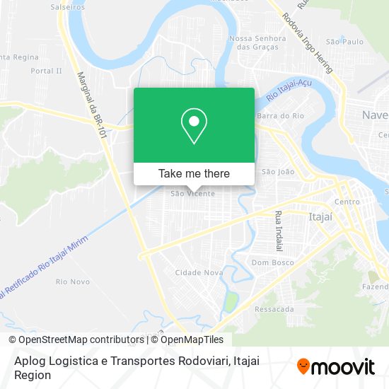 Aplog Logistica e Transportes Rodoviari map