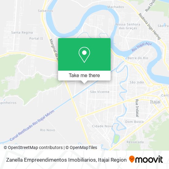 Mapa Zanella Empreendimentos Imobiliarios