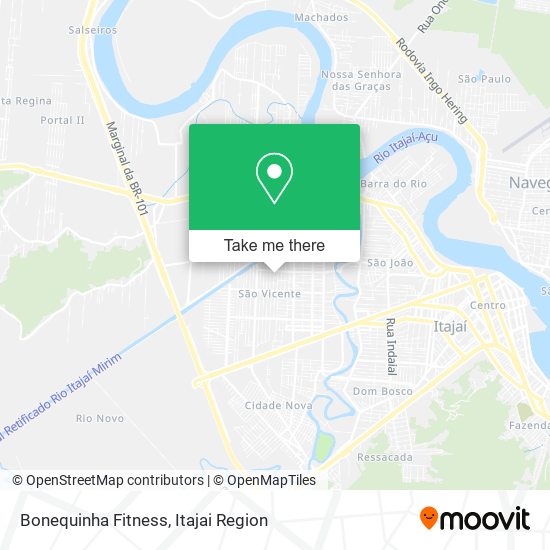 Bonequinha Fitness map