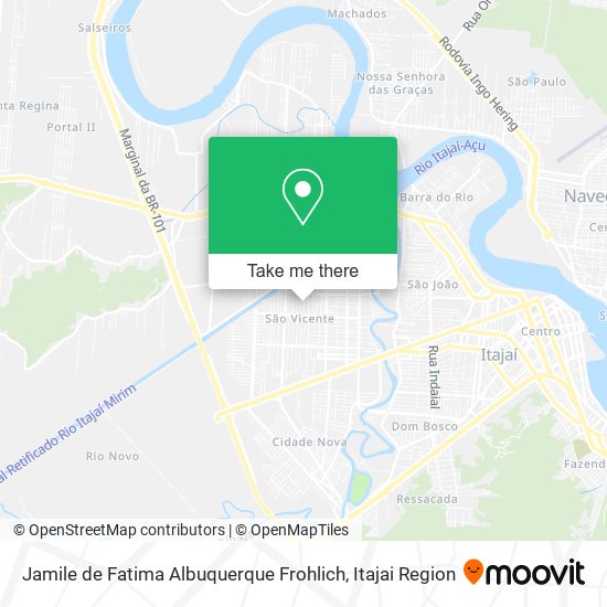 Jamile de Fatima Albuquerque Frohlich map