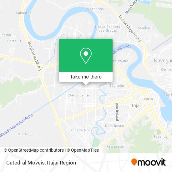 Catedral Moveis map