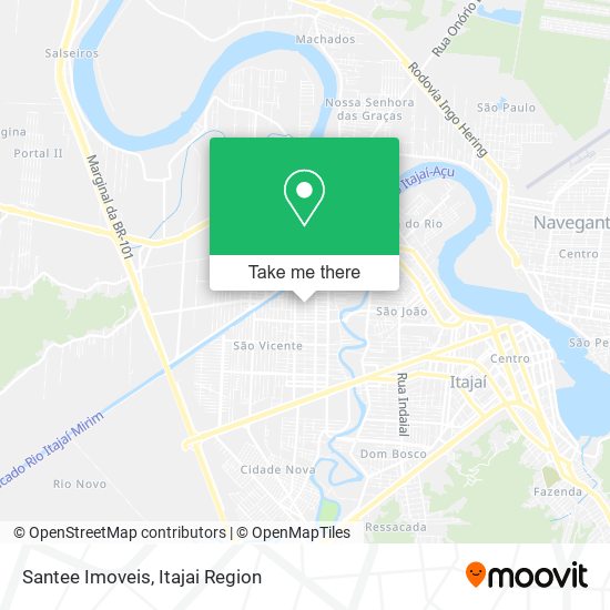 Santee Imoveis map