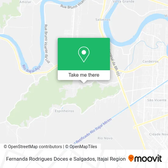 Fernanda Rodrigues Doces e Salgados map