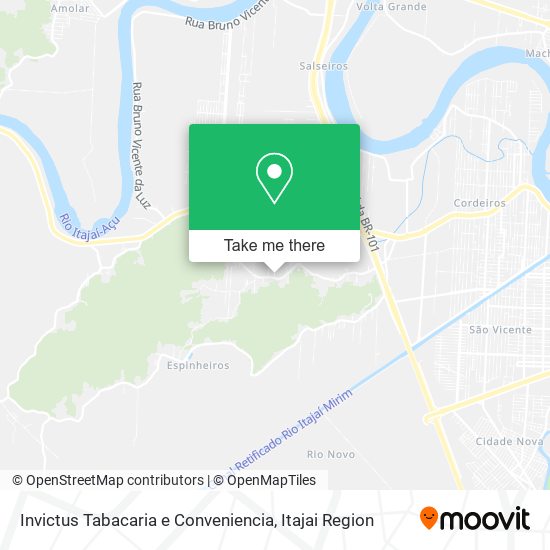 Invictus Tabacaria e Conveniencia map