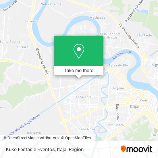 Mapa Kuke Festas e Eventos