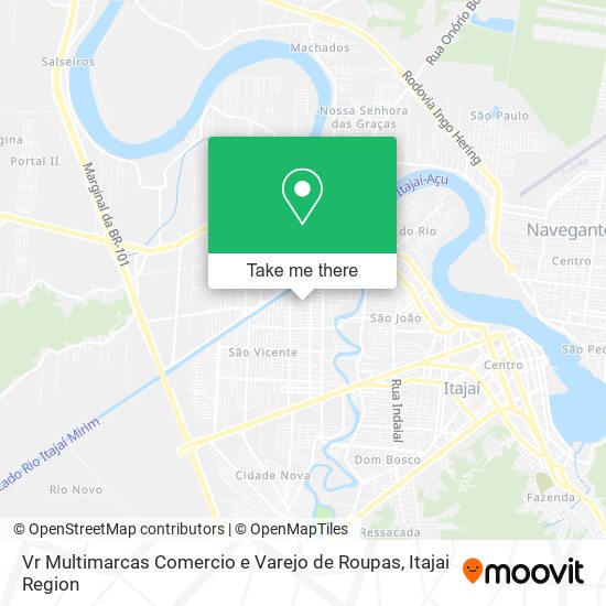 Vr Multimarcas Comercio e Varejo de Roupas map