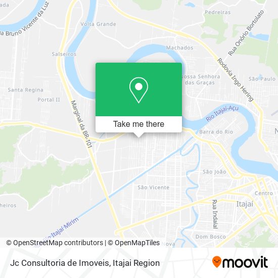 Mapa Jc Consultoria de Imoveis