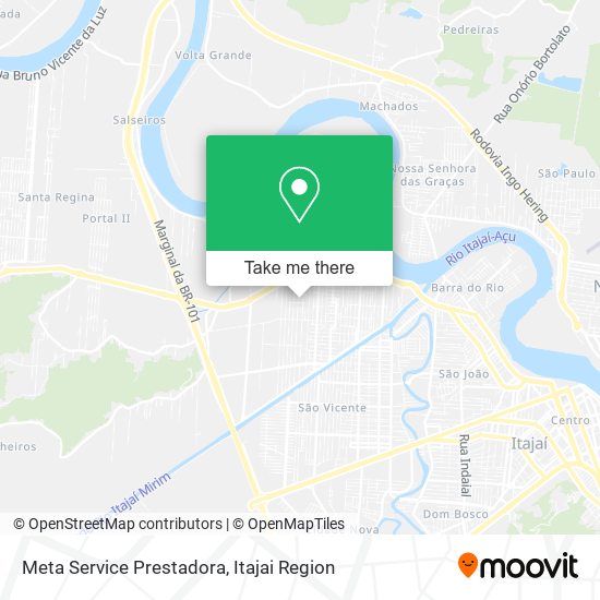 Mapa Meta Service Prestadora
