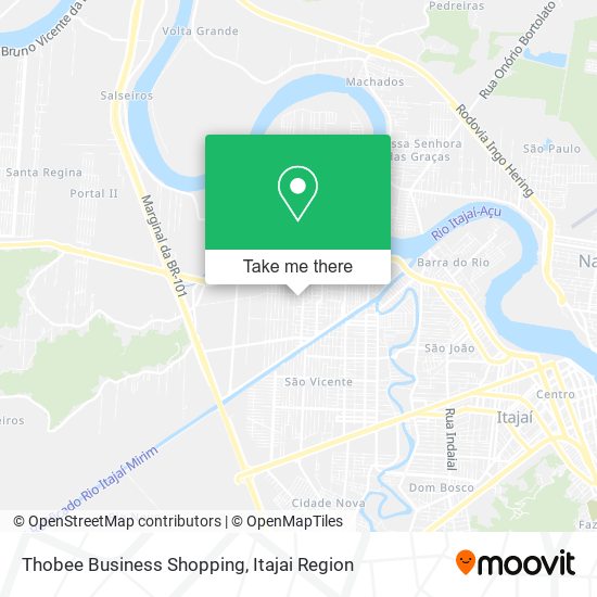 Mapa Thobee Business Shopping