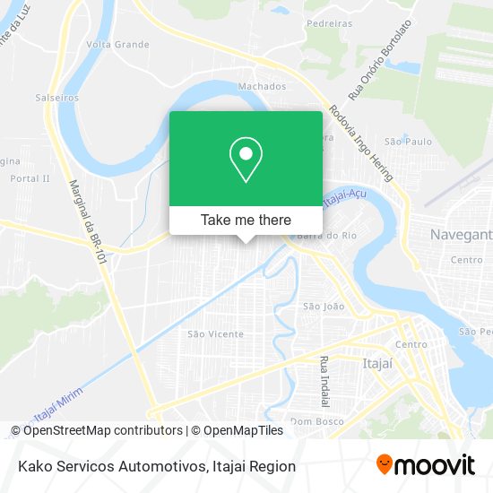 Kako Servicos Automotivos map