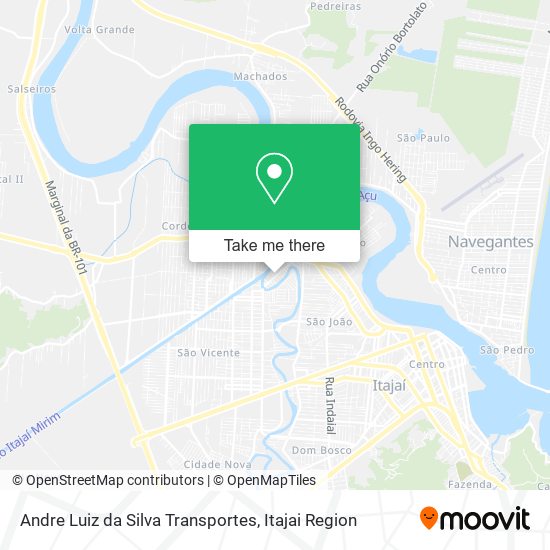 Andre Luiz da Silva Transportes map