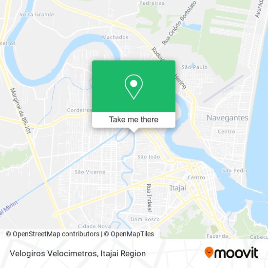 Velogiros Velocimetros map