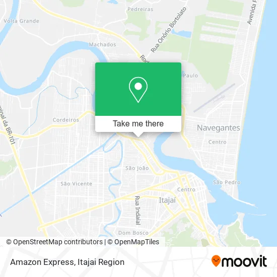Amazon Express map