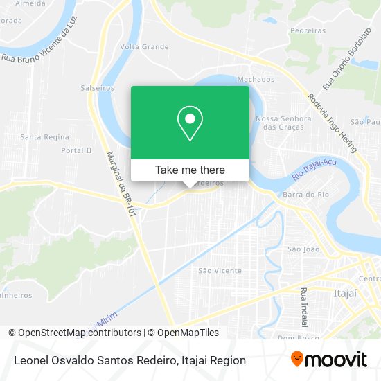 Leonel Osvaldo Santos Redeiro map