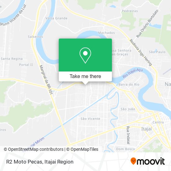 R2 Moto Pecas map