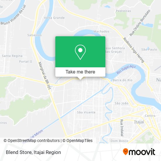 Blend Store map