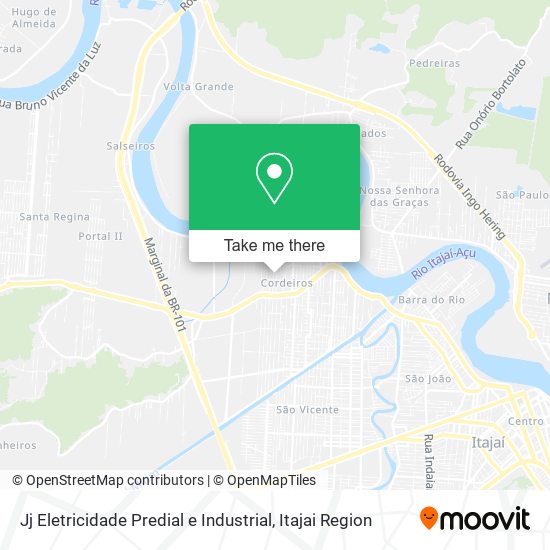 Mapa Jj Eletricidade Predial e Industrial