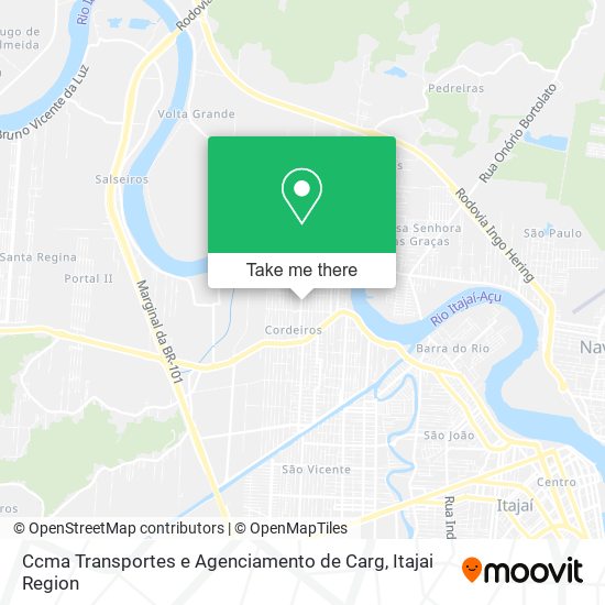 Ccma Transportes e Agenciamento de Carg map