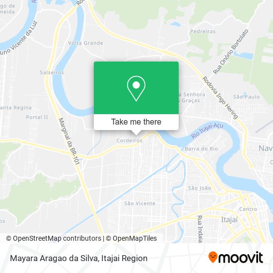 Mayara Aragao da Silva map