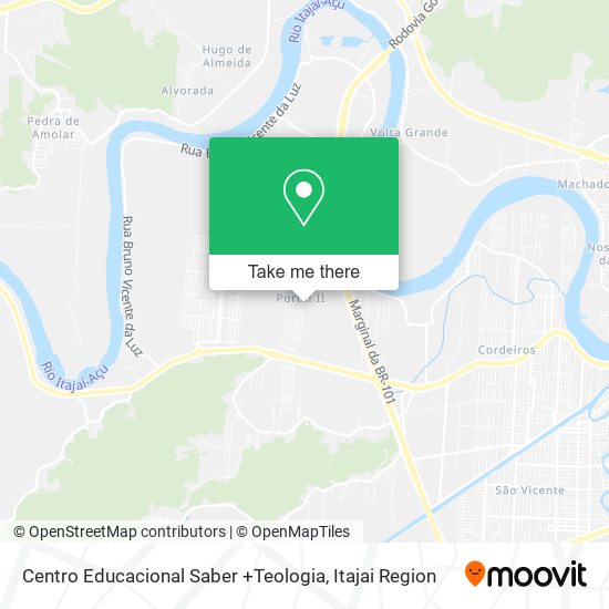 Centro Educacional Saber +Teologia map