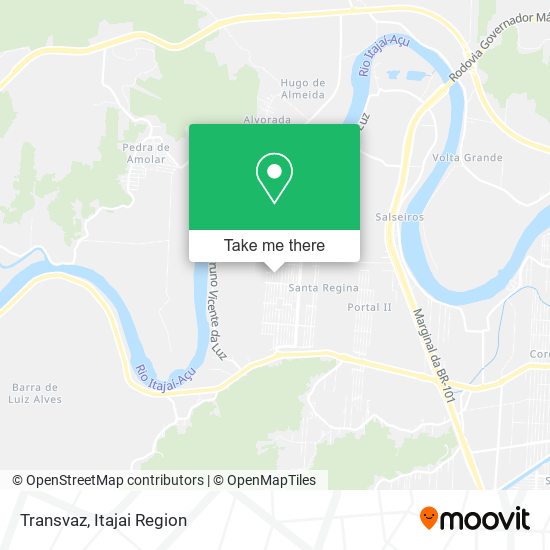 Transvaz map