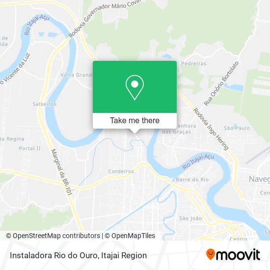 Instaladora Rio do Ouro map