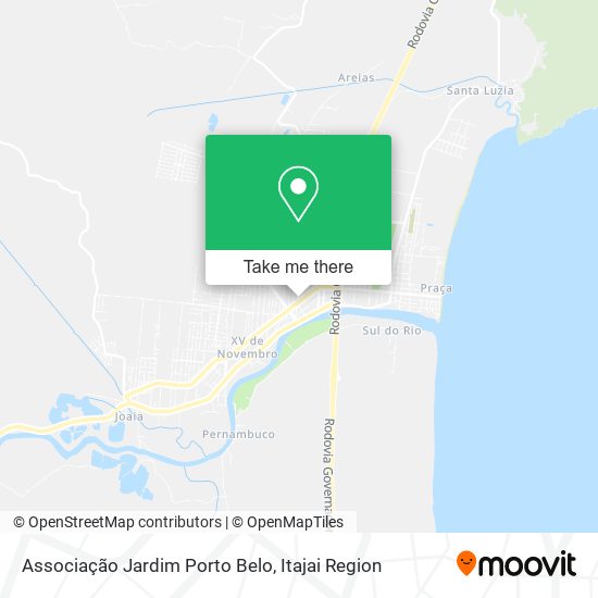 Associação Jardim Porto Belo map