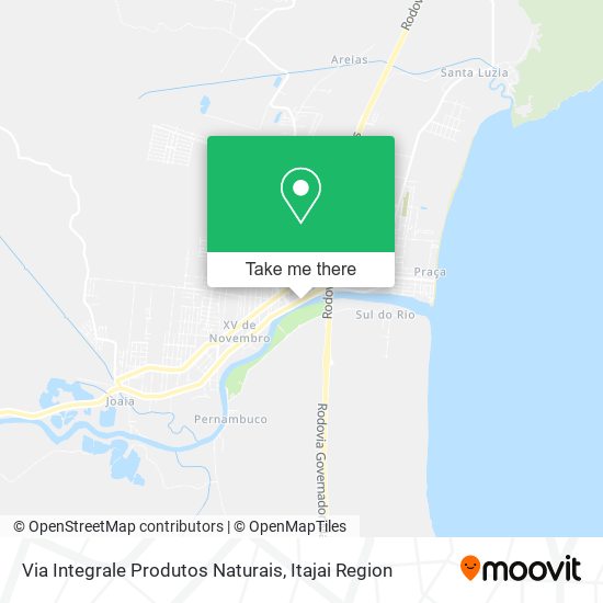 Via Integrale Produtos Naturais map