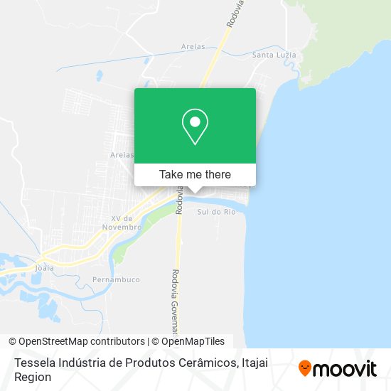 Tessela Indústria de Produtos Cerâmicos map