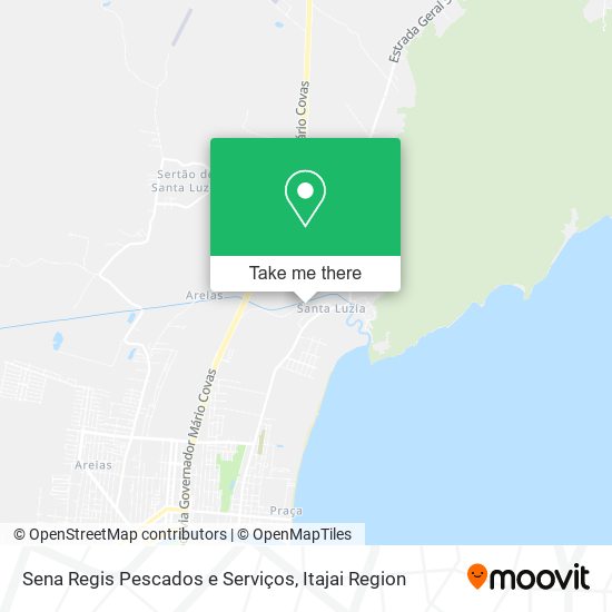 Sena Regis Pescados e Serviços map