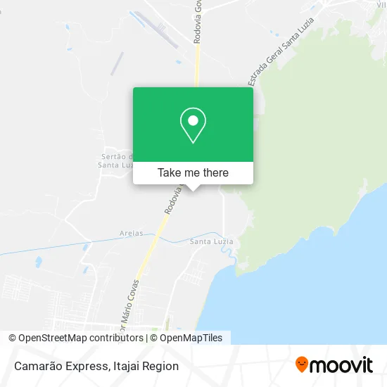 Camarão Express map