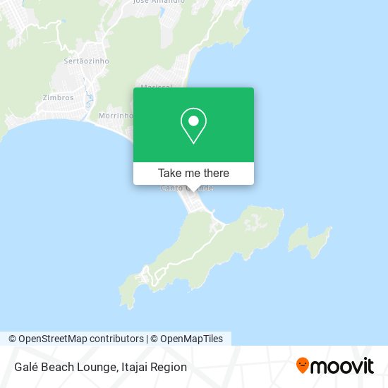 Galé Beach Lounge map