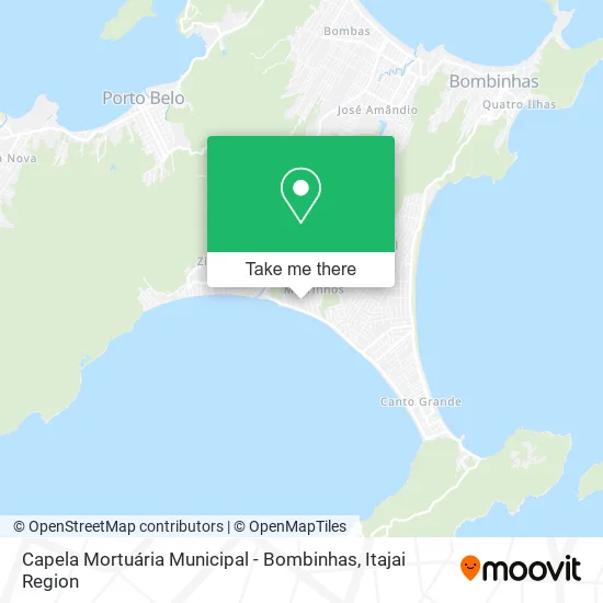 Capela Mortuária Municipal - Bombinhas map