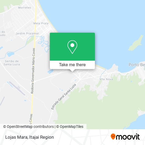 Lojas Mara map