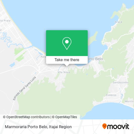 Mapa Marmoraria Porto Belo