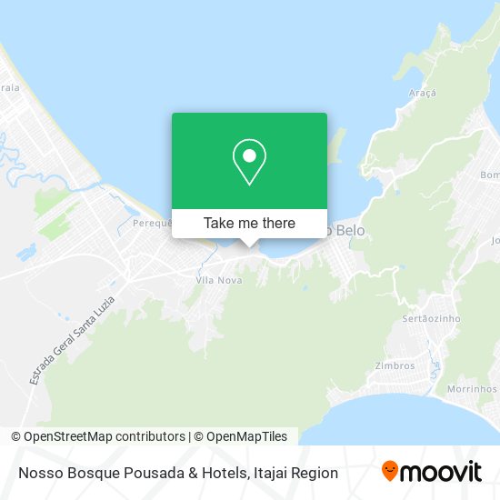 Nosso Bosque Pousada & Hotels map