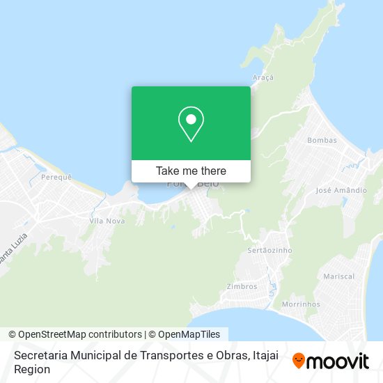 Secretaria Municipal de Transportes e Obras map