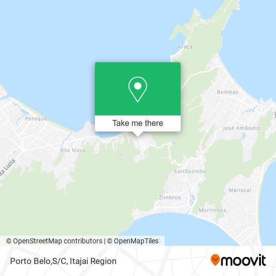 Mapa Porto Belo,S/C