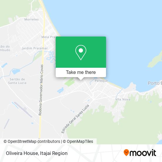 Oliveira House map