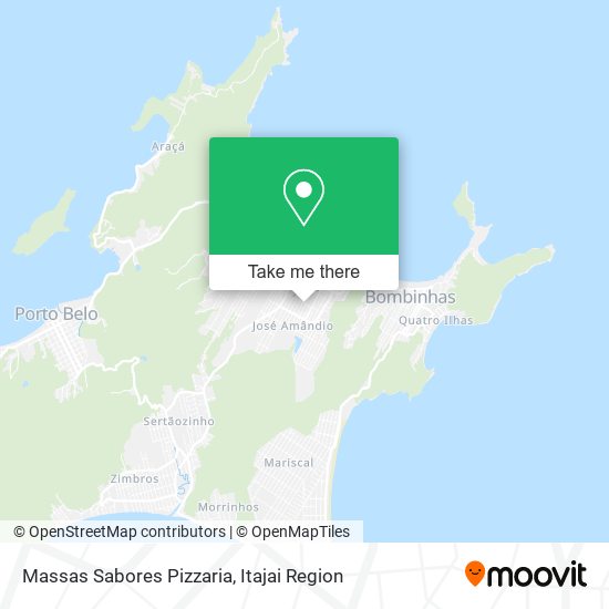 Massas Sabores Pizzaria map