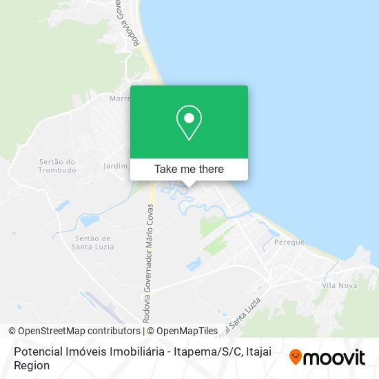 Potencial Imóveis Imobiliária - Itapema / S/C map