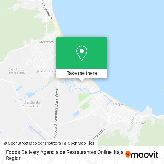 Foods Delivery Agencia de Restaurantes Online map