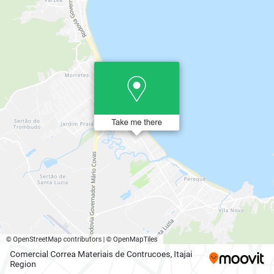 Comercial Correa Materiais de Contrucoes map