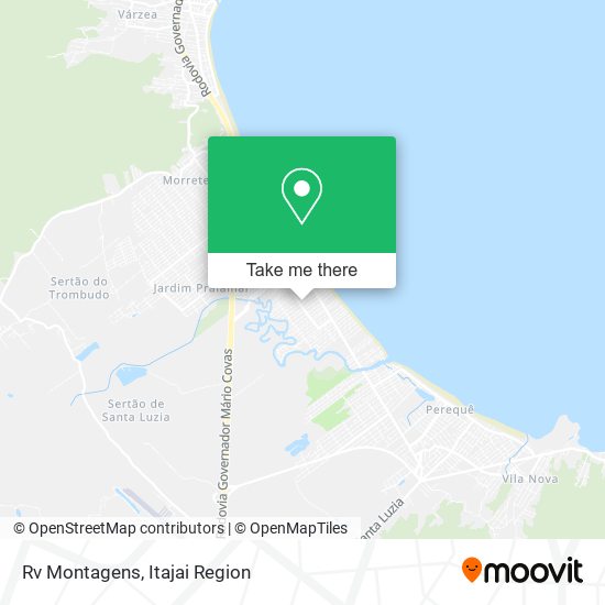 Rv Montagens map