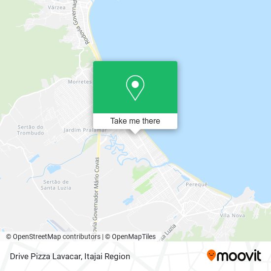 Drive Pizza Lavacar map