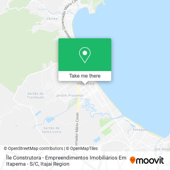 Île Construtora - Empreendimentos Imobiliários Em Itapema - S / C map