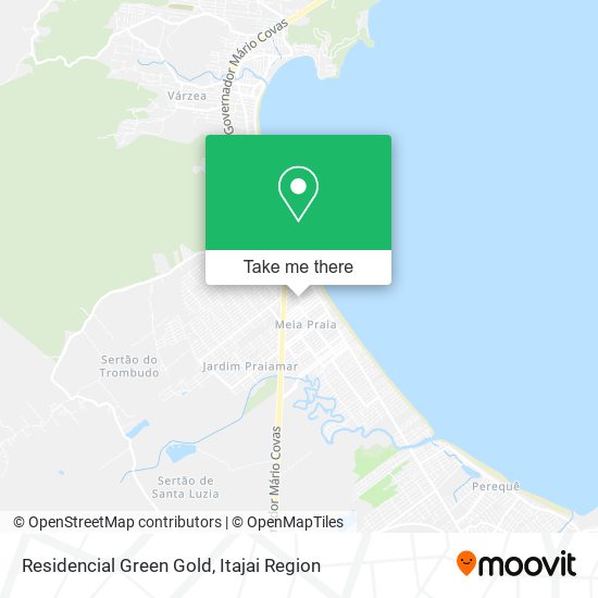 Mapa Residencial Green Gold