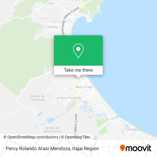 Percy Rolando Atasi Mendoza map